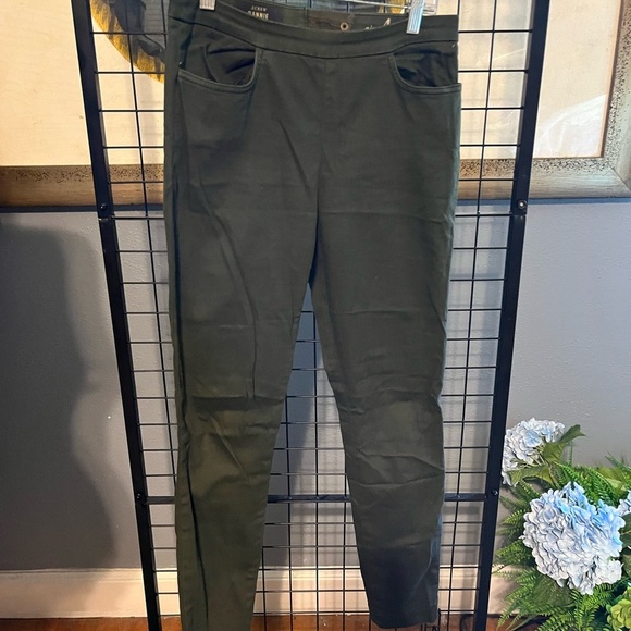 J. Crew Dark green Dannie Straight Leg Pants - Picture 2 of 8